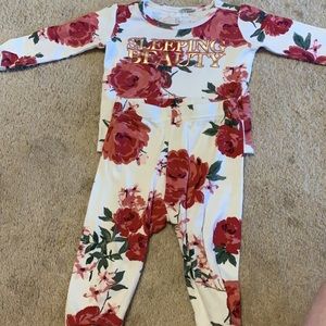 baby girl pajama set